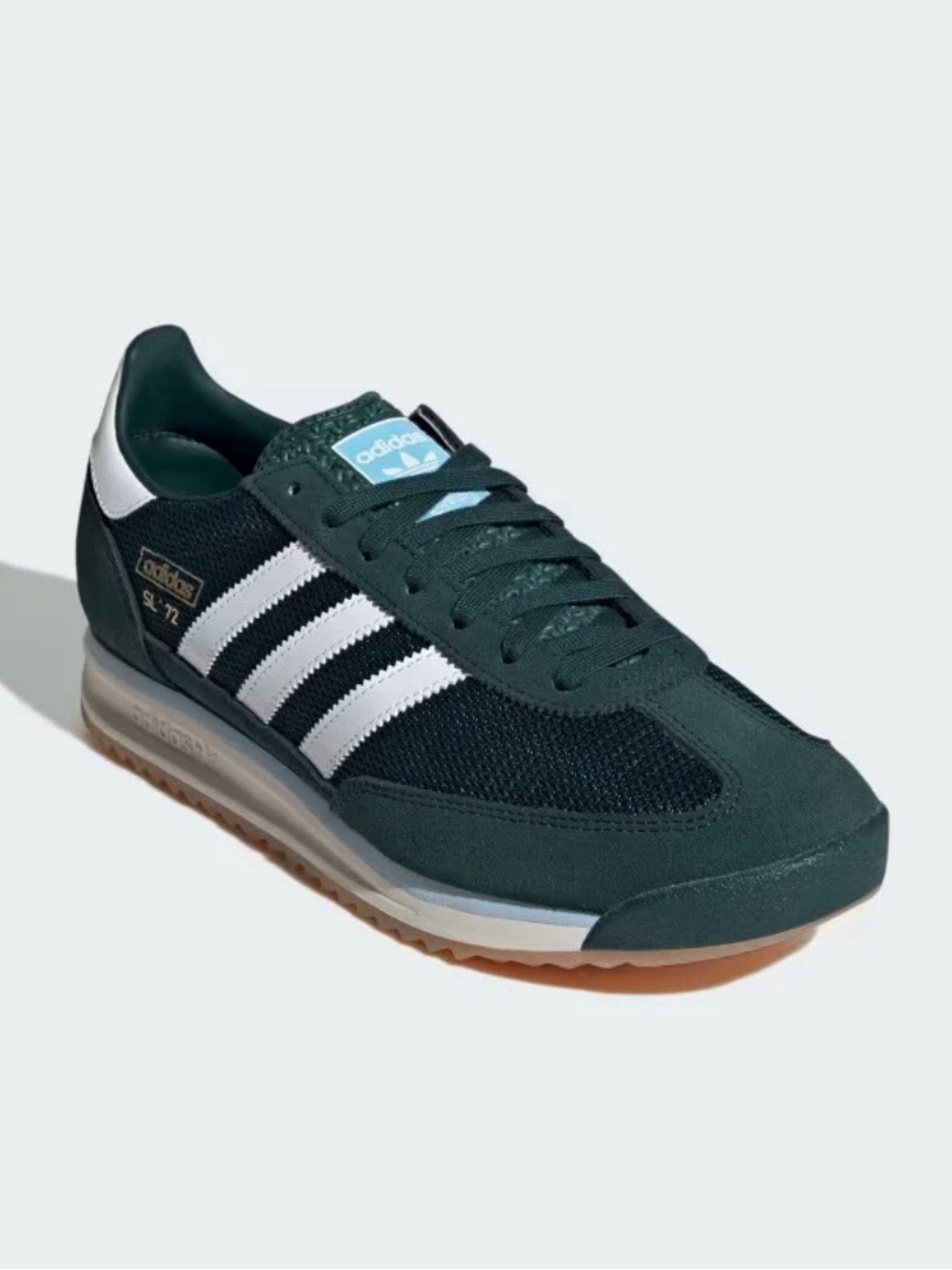 Adidas SL 72 RS Men’s Size 7 / Women’s Size 8 New In Box Forest Green / White
